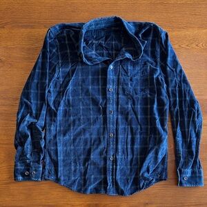 Banana Republic Navy Checkered Shirt